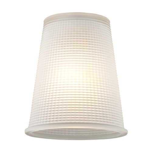 Design Classics Lighting Frosted Prismatic Glass Shade 1-5/8-Inch Fitter GL1056-FF