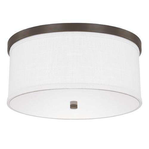 Capital Lighting Midtown 15.75 Flush Mount in Burnished Bronze by Capital Lighting 2015BB-480