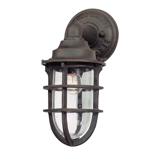 Troy Lighting Wilmington 12-Inch Outdoor Wall Light in Nautical Rust by Troy Lighting B1865NR