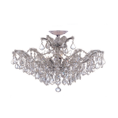 Crystorama Lighting Maria Theresa Crystal Chandelier in Polished Chrome by Crystorama Lighting 4439-CH-CL-MWP