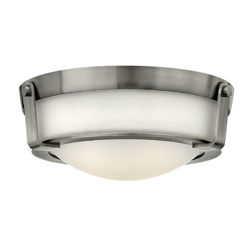 Hinkley Hathaway 13-Inch Antique Nickel Flush Mount by Hinkley Lighting 3223AN