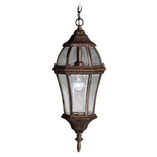 Kichler Lighting Townhouse 23.75-Inch High Outdoor Hanging Light in Tannery Bronze by Kichler Lighting 9892TZ