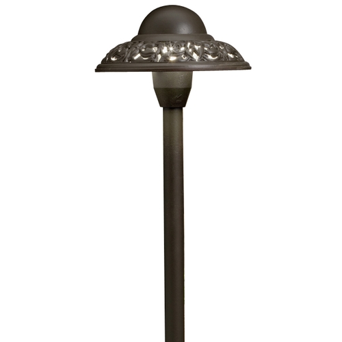 Kichler Lighting Pierced Dome 12V Path Light in Bronze by Kichler Lighting 15457AZT