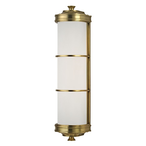 Hudson Valley Lighting Albany 2-Light Sconce in Aged Brass by Hudson Valley Lighting 3832-AGB