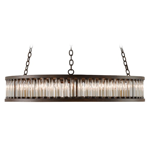 Currey and Company Lighting Elixir 40-Inch Pendant in Bronze Verdigris by Currey & Company 9000-0045