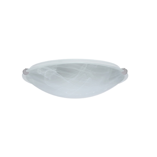 Besa Lighting Flushmount Light Marble Glass Satin Nickel by Besa Lighting 968252-SN