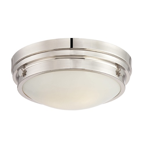 Savoy House Lucerne Polished Nickel Flush Mount by Savoy House 6-3350-14-109