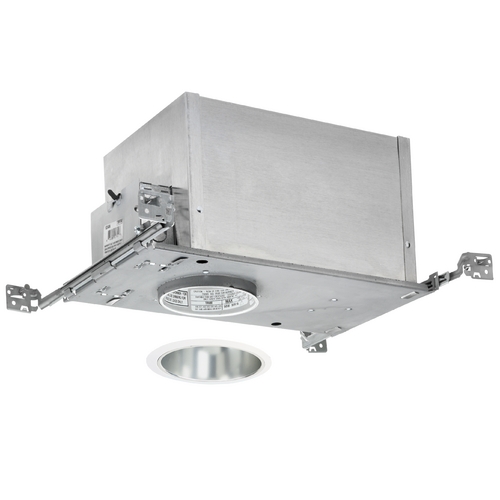 Juno Lighting Group 4-inch Low-Voltage Recessed Lighting Kit with Haze Trim IC44N/442HZ-WH