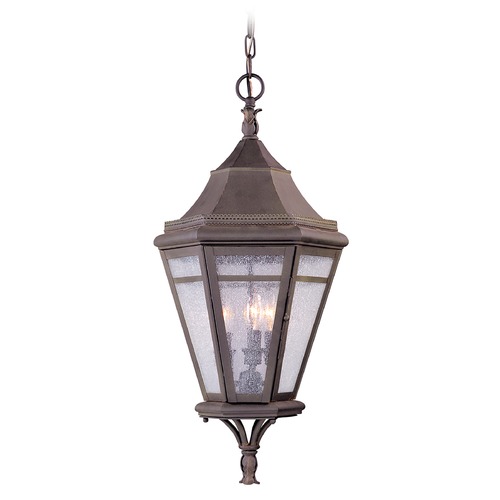 Troy Lighting Morgan Hill 25.75-Inch Outdoor Hanging Light in Natural Rust by Troy Lighting F1276NR