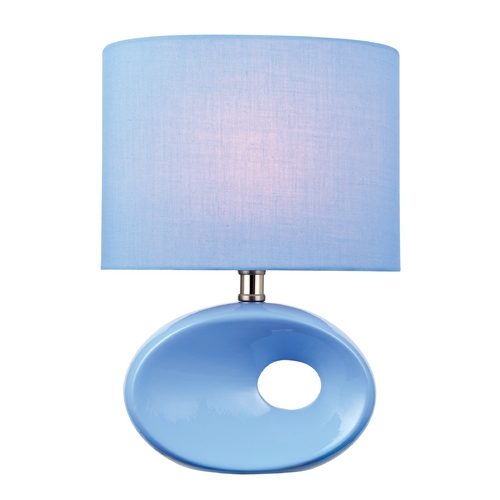 Lite Source Lighting Hennessy II Blue Table Lamp by Lite Source Lighting LS-22315L/BLU