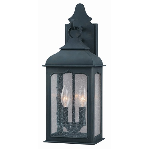 Troy Lighting Henry Street 18.50-Inch Outdoor Wall Light in Colonial Iron by Troy Lighting B2011CI
