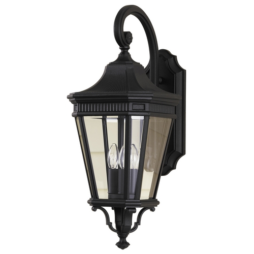 Generation Lighting Cotswold Lane Outdoor Wall Light in Black by Generation Lighting OL5402BK