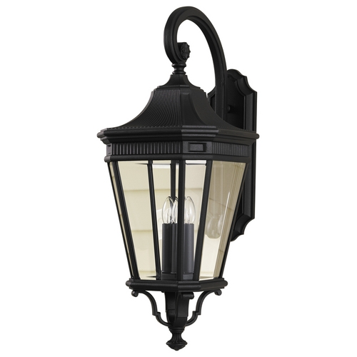 Generation Lighting Cotswold Lane Outdoor Wall Light in Black by Generation Lighting OL5404BK