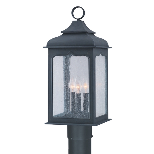 Troy Lighting Henry Street 22.25-Inch Outdoor Post Light in Colonial Iron by Troy Lighting P2015CI