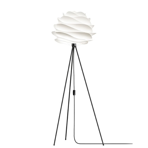 UMAGE UMAGE Matte Black Floor Lamp with Abstract Shade 2056_4012