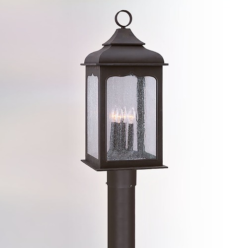 Troy Lighting Henry Street 27.25-Inch Outdoor Post Light in Colonial Iron by Troy Lighting P2016CI