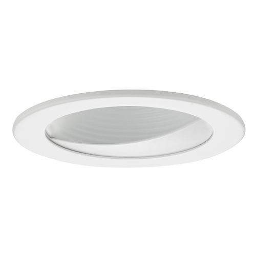 Recesso Lighting by Dolan Designs GU10 White Wall Washer LED Trim for 4-Inch Recessed Cans T404W-WH