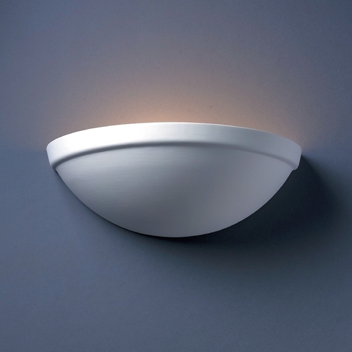 Justice Design Group Sconce Wall Light in Bisque Finish CER-2050-BIS
