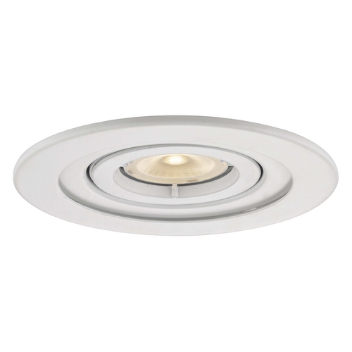 Recesso Lighting by Dolan Designs Adjustable Elbow Trim for 4-Inch Low Voltage Recessed Housings T412-WH