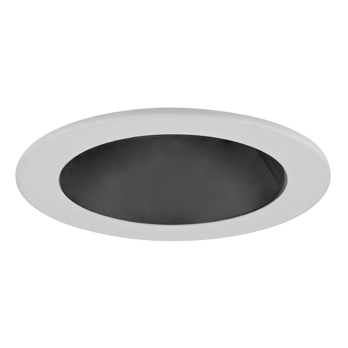 Recesso Lighting by Dolan Designs Black Reflector GU10 LED Deep Trim for 4-Inch Line and Low Voltage Recessed Cans T402B-WH