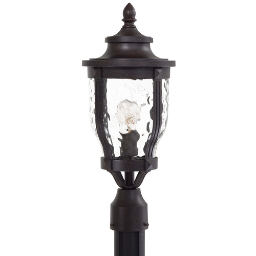 Minka Lavery Post Light with Clear Glass in Corona Bronze by Minka Lavery 8766-166