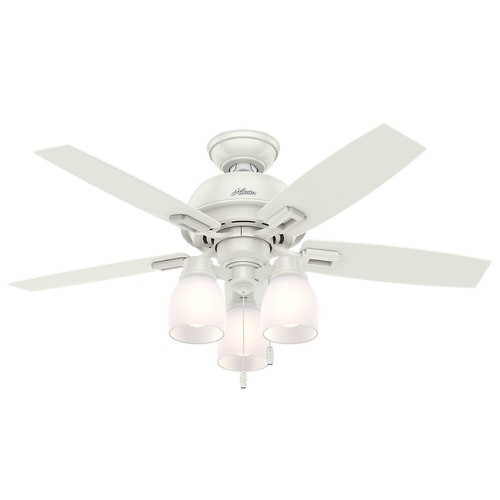 Hunter Fan Company 44-Inch Donegan LED Ceiling Fan in Fresh White by Hunter Fan Company 52229