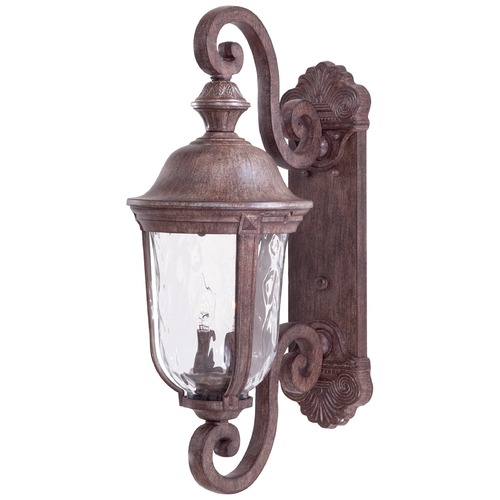 Minka Lavery Outdoor Wall Light with Clear Glass in Vintage Rust by Minka Lavery 8991-61