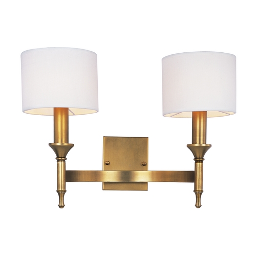 Maxim Lighting Fairmont Natural Aged Brass Sconce by Maxim Lighting 22379OMNAB