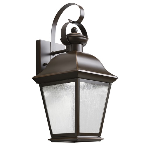 Kichler Lighting Mount Vernon 16.75-Inch Olde Bronze LED Outdoor Wall Light by Kichler Lighting 9708OZLED