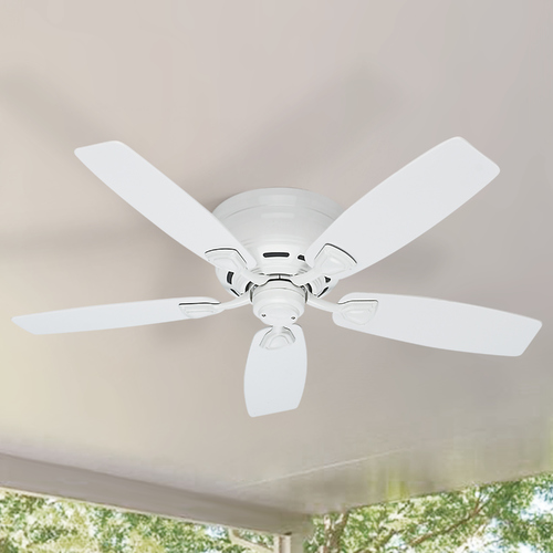 Hunter Fan Company Sea Wind White Ceiling Fan by Hunter Fan Company 53119
