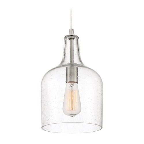 Quoizel Lighting Anson Mini Pendant in Brushed Nickel by Quoizel Lighting QPP3402BN