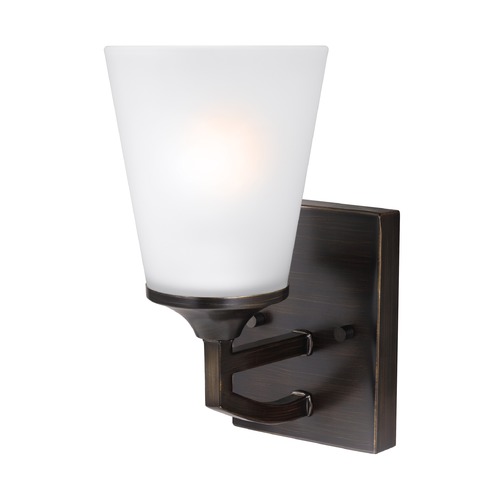 Generation Lighting Hanford Wall Sconce in Bronze by Generation Lighting 4124501-710
