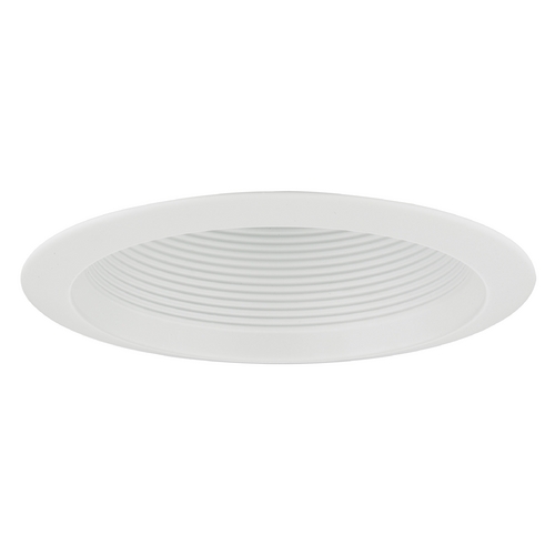 Recesso Lighting by Dolan Designs White Baffle Cone Trim for 6-Inch Recessed Cans T613W-WH