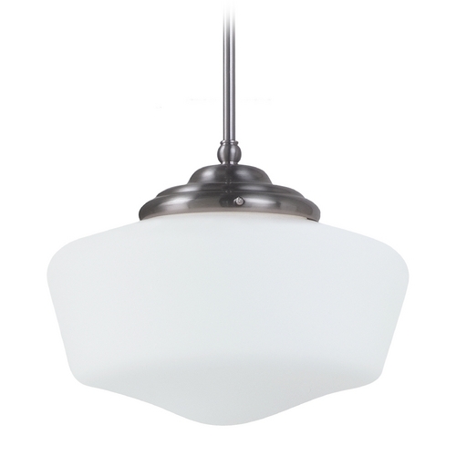 Generation Lighting Academy Pendant in Brushed Nickel by by Generation Lighting 65437-962