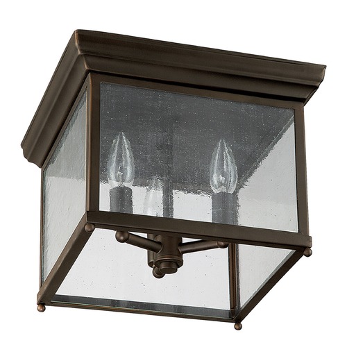 Capital Lighting 11-Inch Outdoor Flush Mount in Old Bronze by Capital Lighting 9546OB