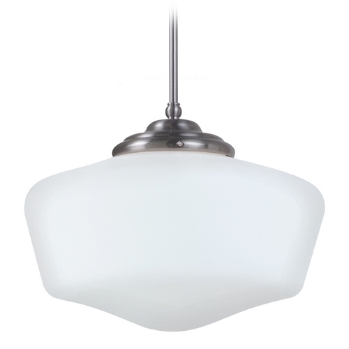 Generation Lighting Academy Pendant in Brushed Nickel by by Generation Lighting 65439-962
