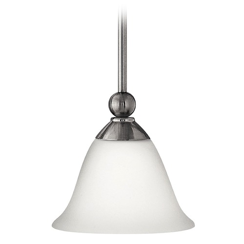 Hinkley Mini-Pendant Light with Bell Shade in Brushed Nickel 4667BN