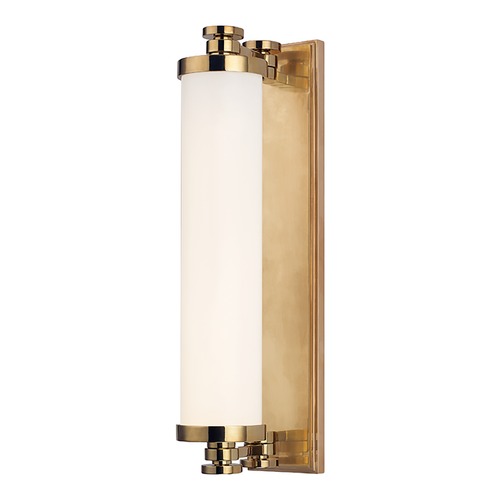 Hudson Valley Lighting Sheridan Aged Brass LED Bathroom Light by Hudson Valley Lighting 9708-AGB