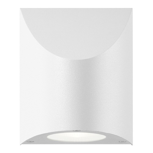 Sonneman Lighting Shear Textured White LED Outdoor Wall Light by Sonneman Lighting 7223.98-WL