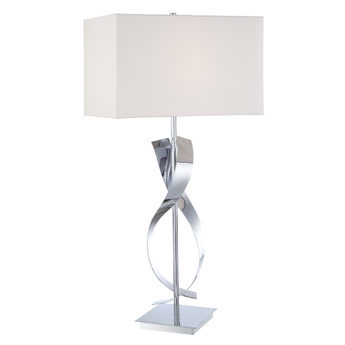 George Kovacs Lighting 33-Inch Table Lamp in Chrome by George Kovacs P723-077