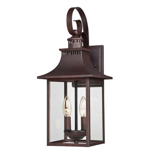 Quoizel Lighting Chancellor Outdoor Wall Light in Copper Bronze by Quoizel Lighting CCR8408CU