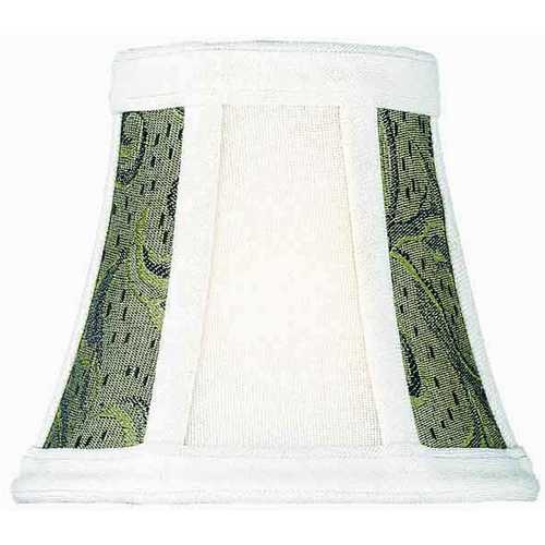 Lite Source Lighting Brown Jacquard Bell Lamp Shade with Clip-On Assembly by Lite Source Lighting CH575-5