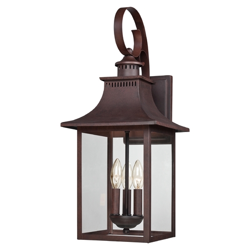 Quoizel Lighting Chancellor Outdoor Wall Light in Copper Bronze by Quoizel Lighting CCR8410CU