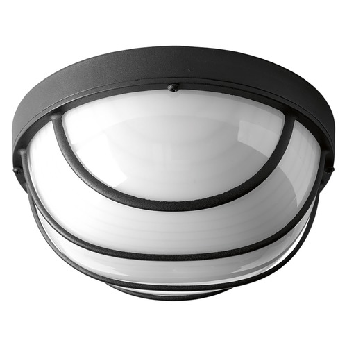 Progress Lighting 9.50-Inch Round LED Bulkhead Flush Mount in Black by Progress Lighting P3650-3130K9