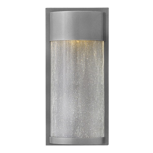 Hinkley Shelter 13-Inch Hematite LED Outdoor Wall Light by Hinkley Lighting 1340HE