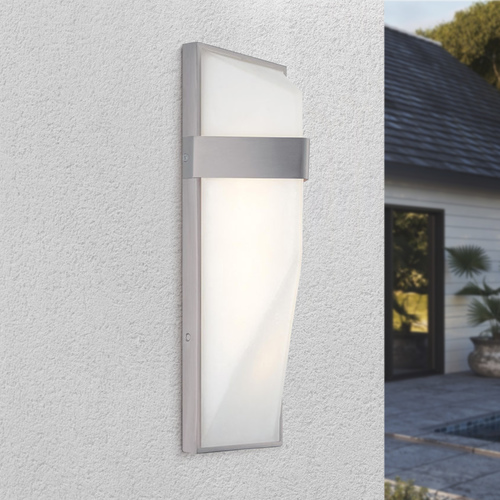 George Kovacs Lighting Pocket Silver Dust LED Outdoor Wall Light by George Kovacs P1237-566-L