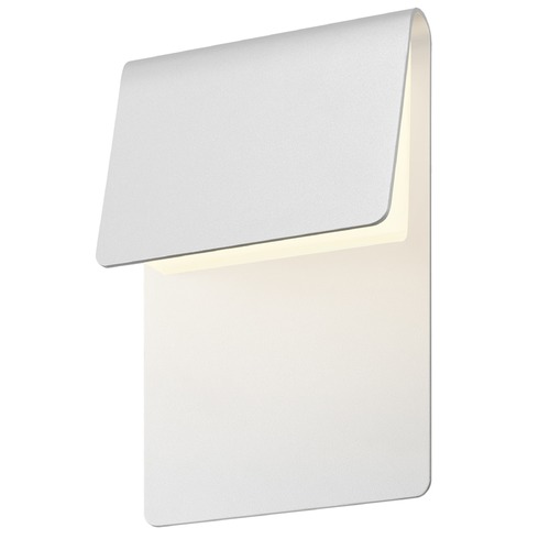 Sonneman Lighting Ply Textured White LED Outdoor Wall Light by Sonneman Lighting 7230.98-WL