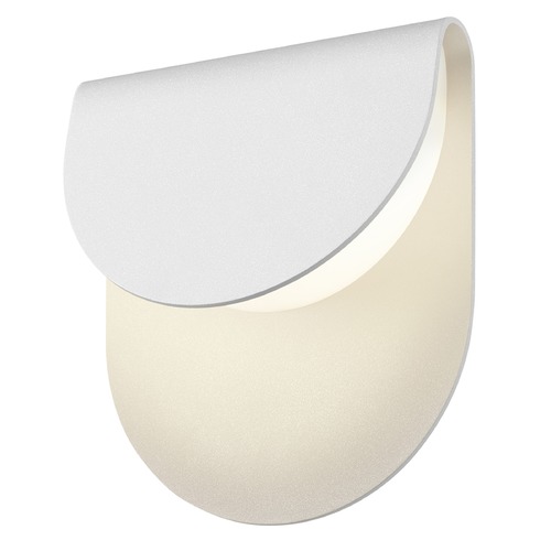 Sonneman Lighting Cape Textured White LED Outdoor Wall Light by Sonneman Lighting 7232.98-WL