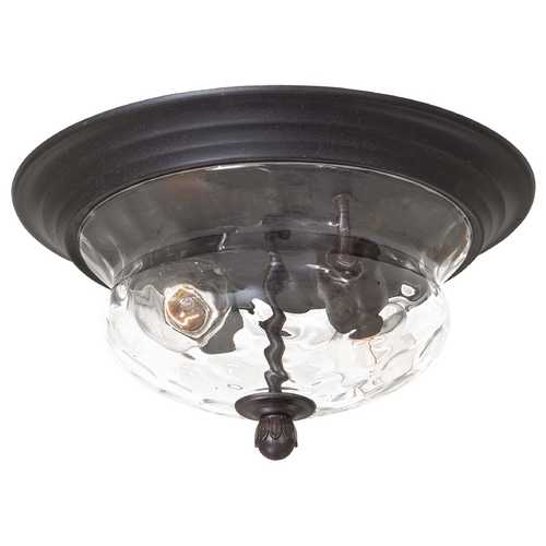 Minka Lavery Close To Ceiling Light with Clear Glass in Corona Bronze by Minka Lavery 8769-166