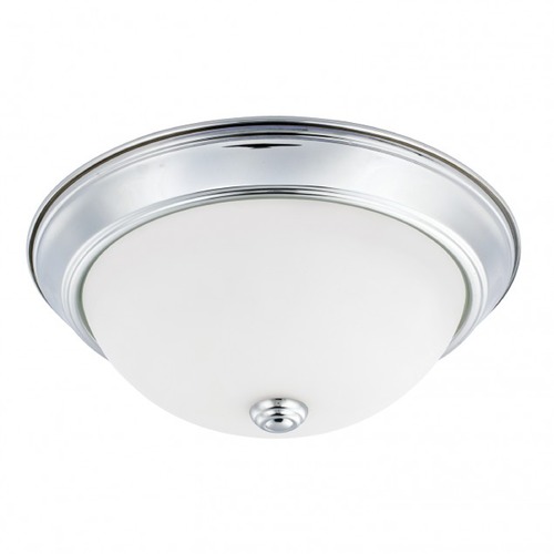 HomePlace by Capital Lighting Bates 13-Inch Flush Mount in Chrome by HomePlace by Capital Lighting 214722CH